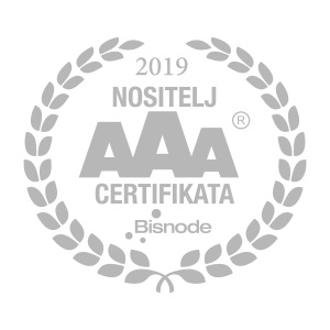 Nositelj AAA Certifikata bonitetne izvrsnosti
